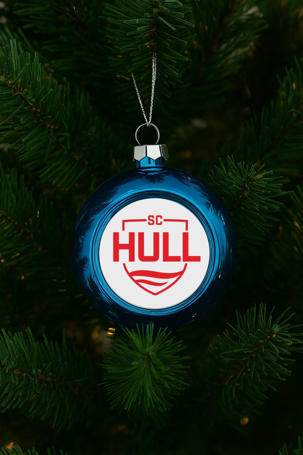 Sporting Club Hull Xmas Bauble - Blue