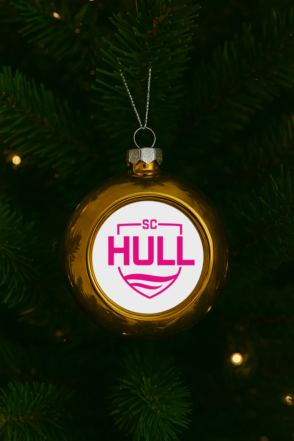 Sporting Club Hull Xmas Bauble - Gold