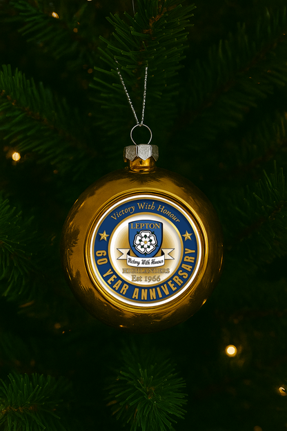 Lepton Highlanders FC, JFC, CC & SC Special Edition Xmas Baubles - Box of 3