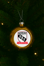 Horbury Town FC Xmas Bauble - Gold