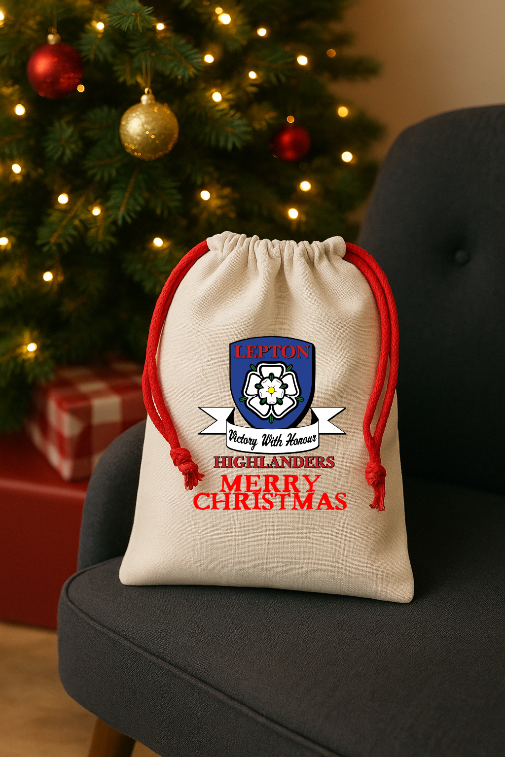 Lepton Highlanders FC, JFC, CC & SC - Small Xmas Sack