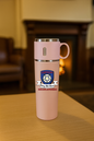 Thermos Flask With Cup Lid - Pink - Lepton Highlanders