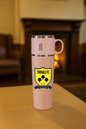 Thermos Flask With Cup Lid - Pink - Tividale FC