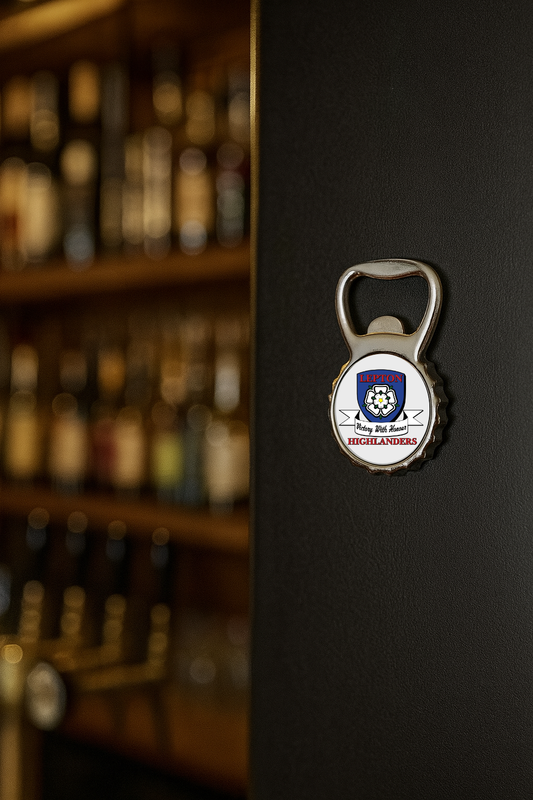 Lepton Highlanders FC, JFC, CC & SC - Magnetic Fridge Bottle Opener