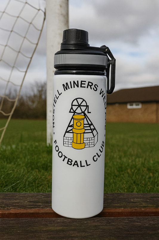 Nostell Miners Welfare FC - Water Bottle - Grey