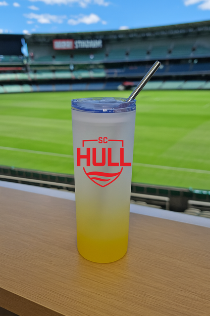Sporting Club Hull - Yellow Frosted Glass Jar