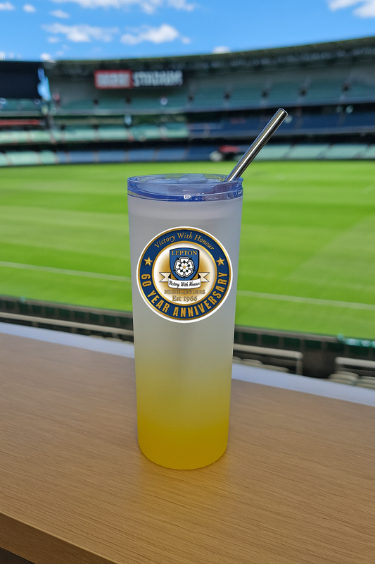 Lepton Highlanders FC, JFC, CC & SC Special Edition - Yellow Frosted Glass Jar