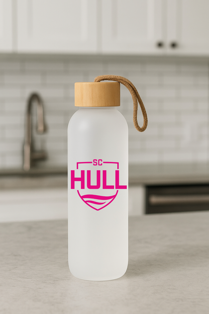 Sporting Club Hull - Bamboo Lid Frosted Glass Jar