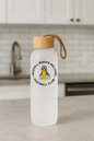 Nostell Miners Welfare FC - Bamboo Lid Frosted Glass Jar