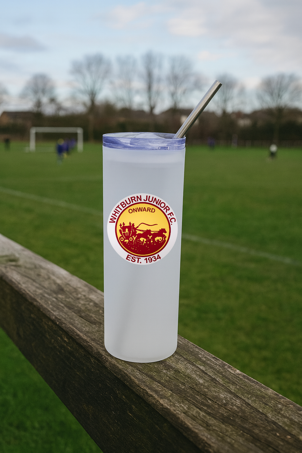 Whitburn Junior FC - Clear Frosted Glass Jar