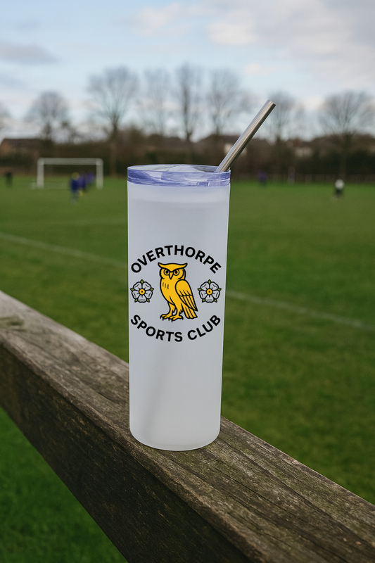 Overthorpe Sports Club FC - Clear Frosted Glass Jar