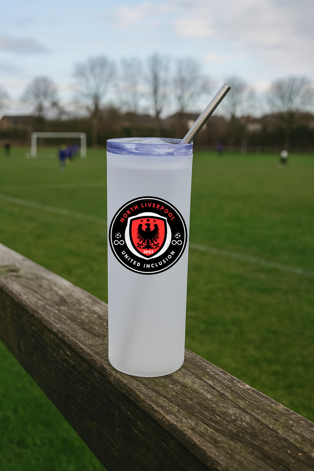 North Liverpool United Inclusion - Clear Frosted Glass Jar