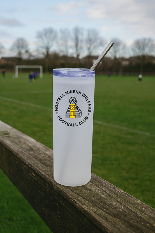 Nostell Miners Welfare FC - Clear Frosted Glass Jar