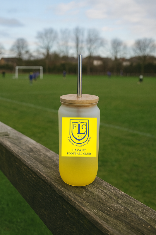 Lavant FC - Bamboo Lid Glass Jar - Yellow