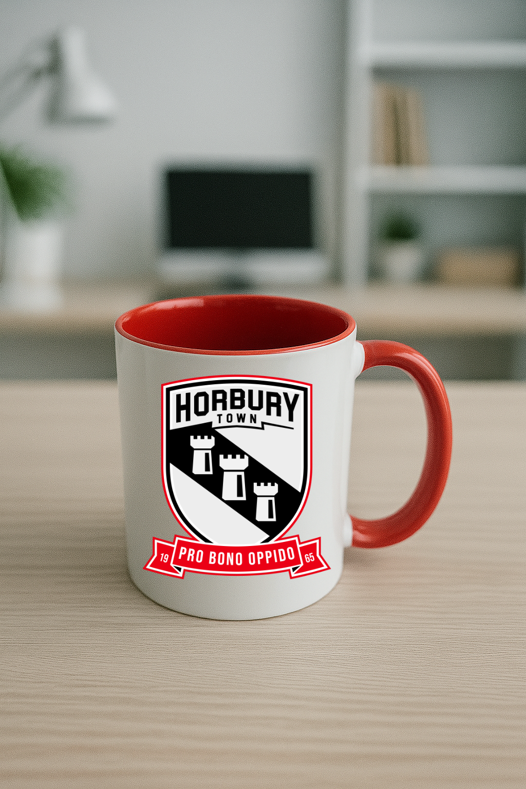 Horbury Town FC - Red Coloured Mug