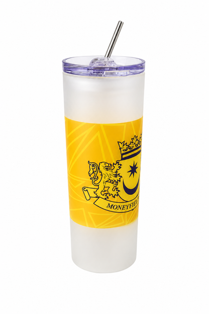 Moneyfields FC - Clear Frosted Glass Jar