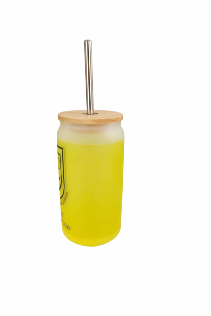 Lavant FC - Bamboo Lid Glass Jar - Yellow