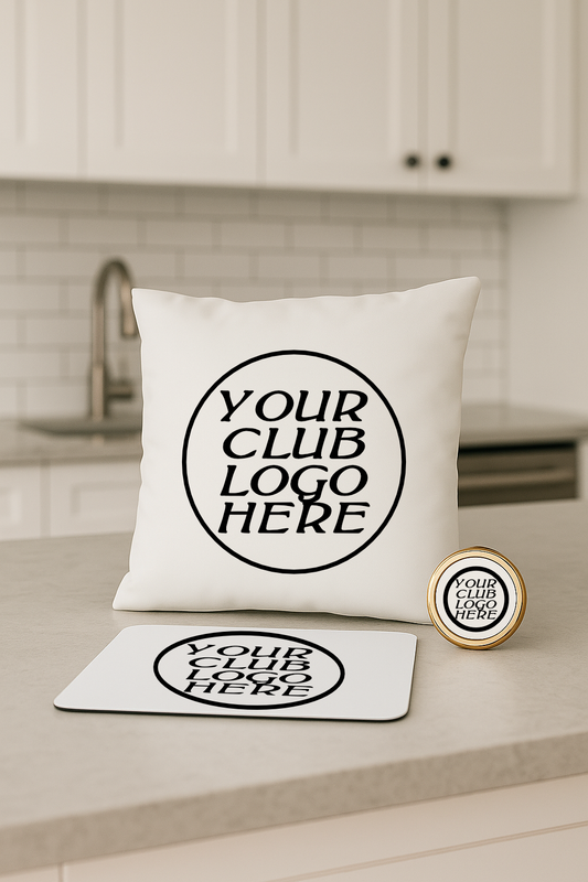 Cushion, Mousepad & Car Air Freshener Bundle