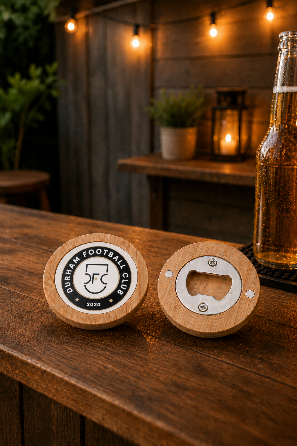 Durham FC - Bamboo Lid Bottle Opener