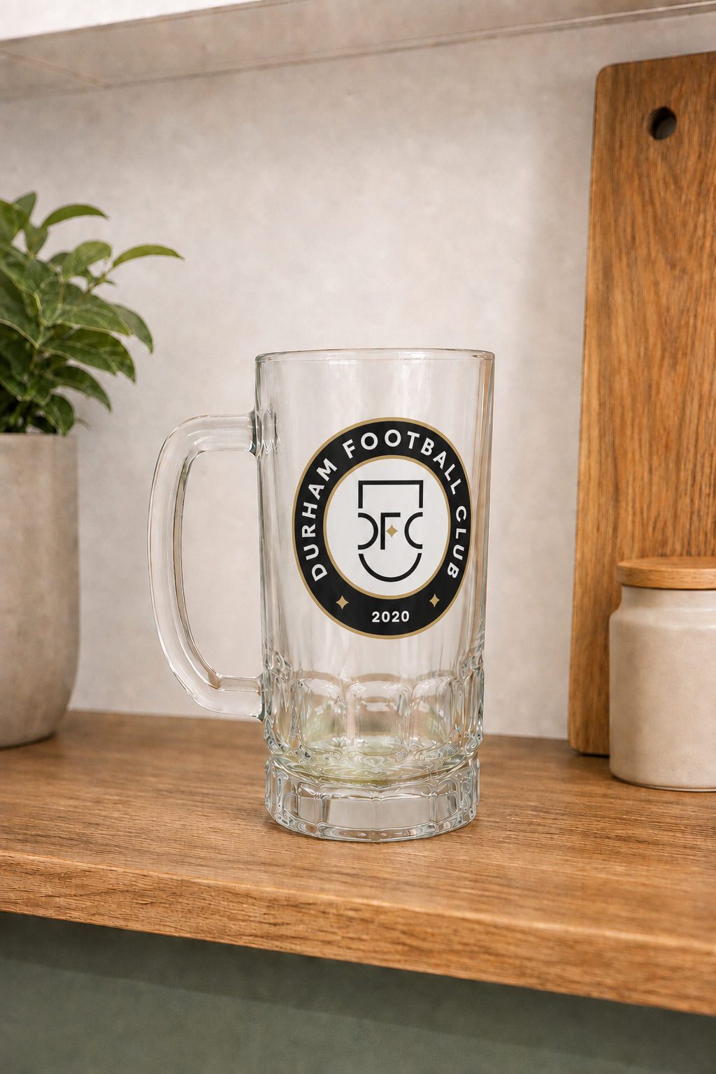 Durham FC - Pint Glass Beer Stein