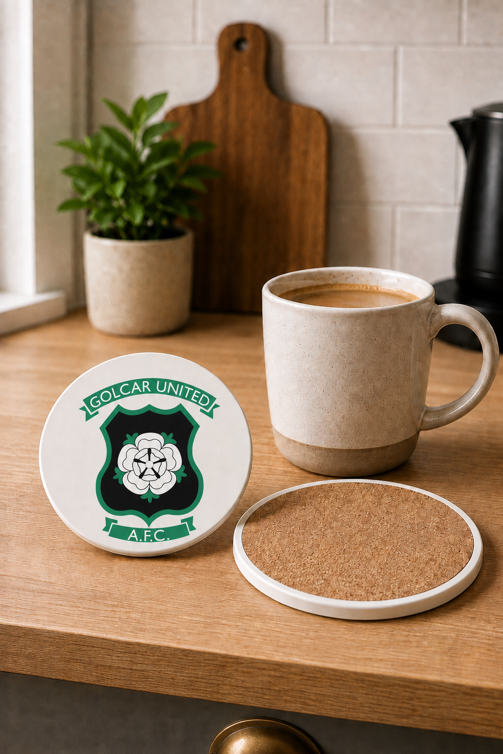 Golcar United AFC - Ceramic Coaster
