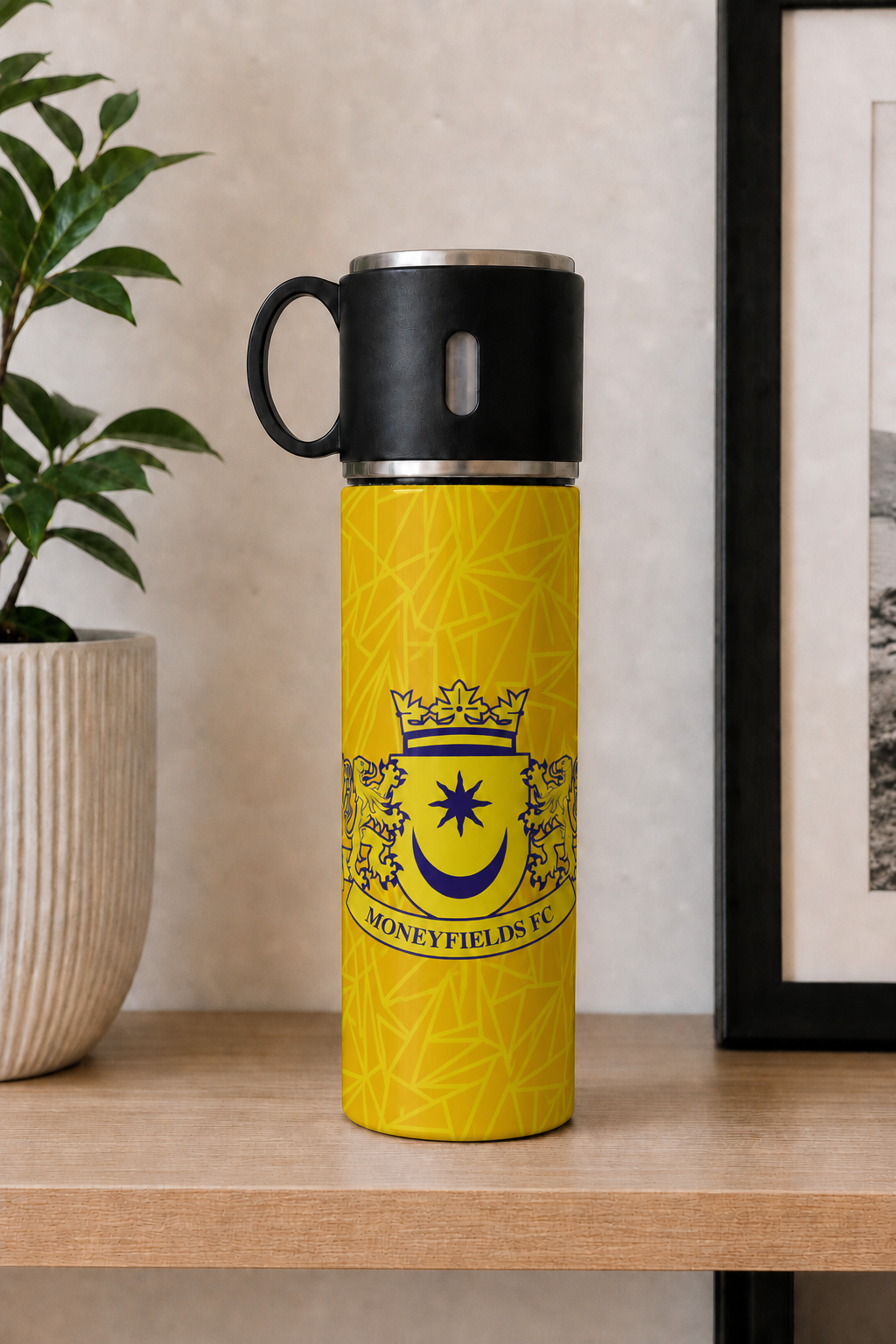 Moneyfields FC - Travel Flask With Cup Lid