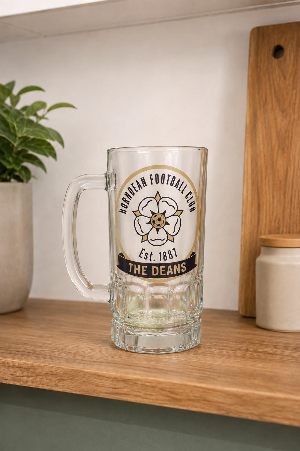 Horndean FC - Pint Glass Beer Stein