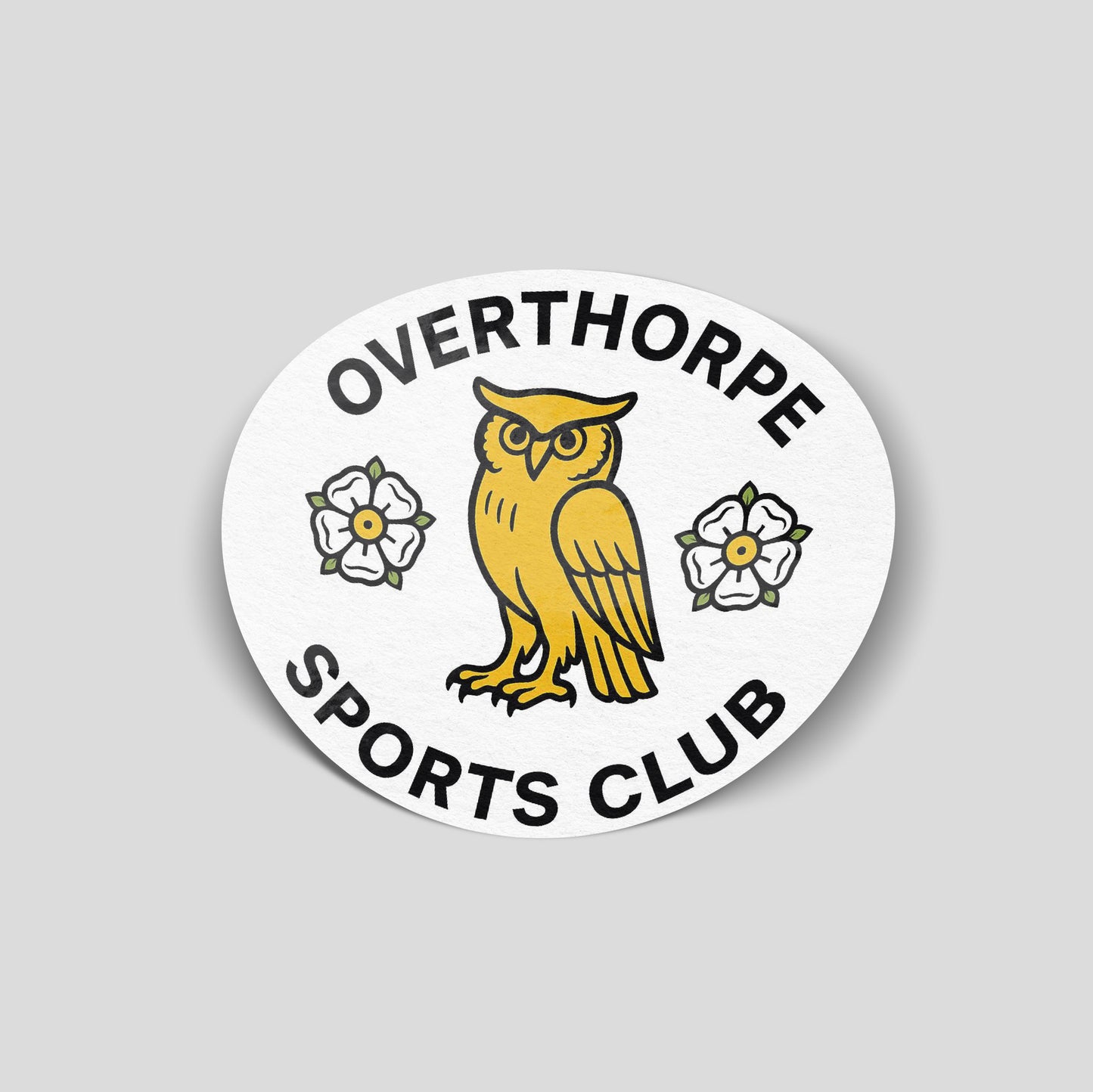 Overthorpe Sports Club FC - Vinyl Car Sticker (Pack of 2)