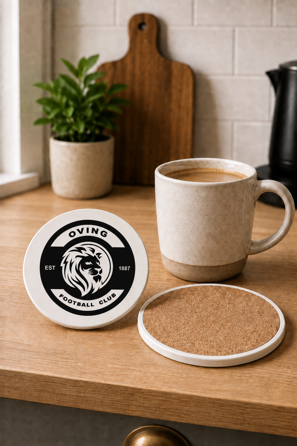 Oving FC - Ceramic Coaster