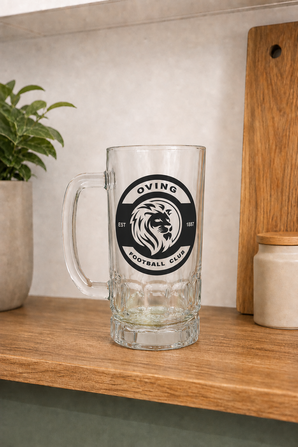 Oving FC - Pint Glass Beer Stein