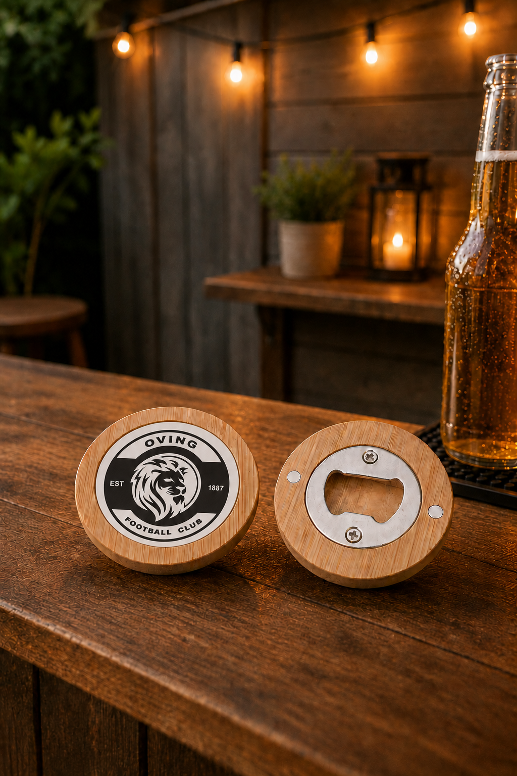 Oving FC - Bamboo Lid Bottle Opener