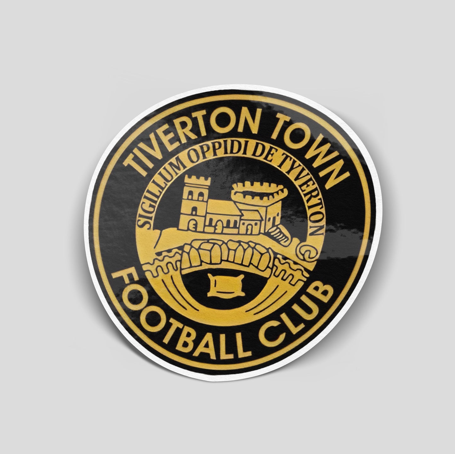 Tiverton Town FC - Vinyl Car Sticker (Pack of 2)