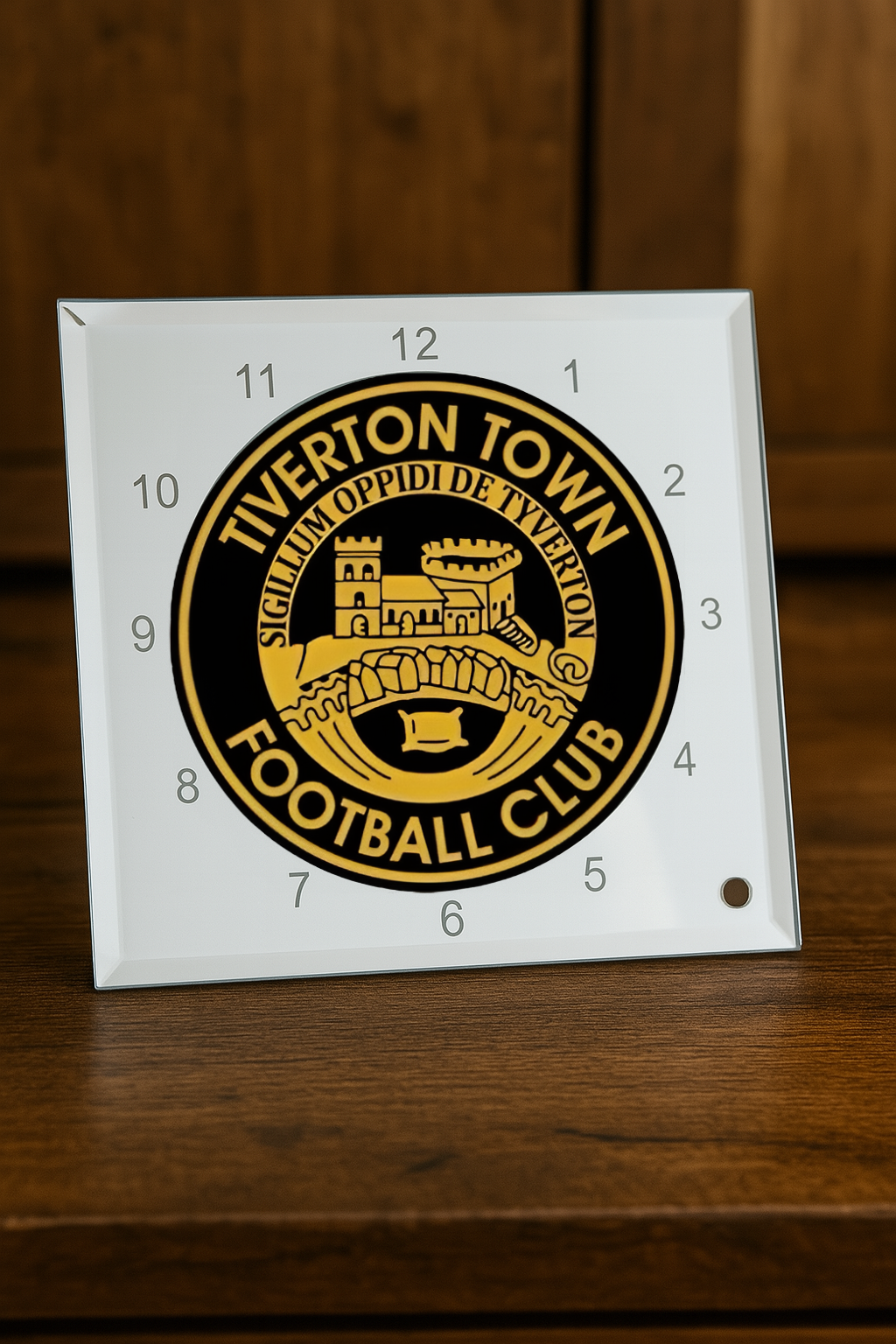 Tiverton Town FC - Glass Clock