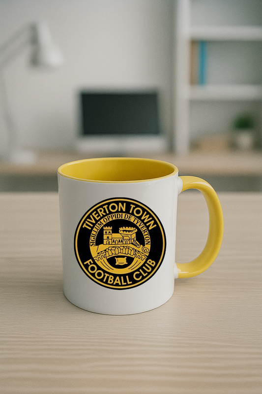 Tiverton Town FC - Yellow Coloured Mug