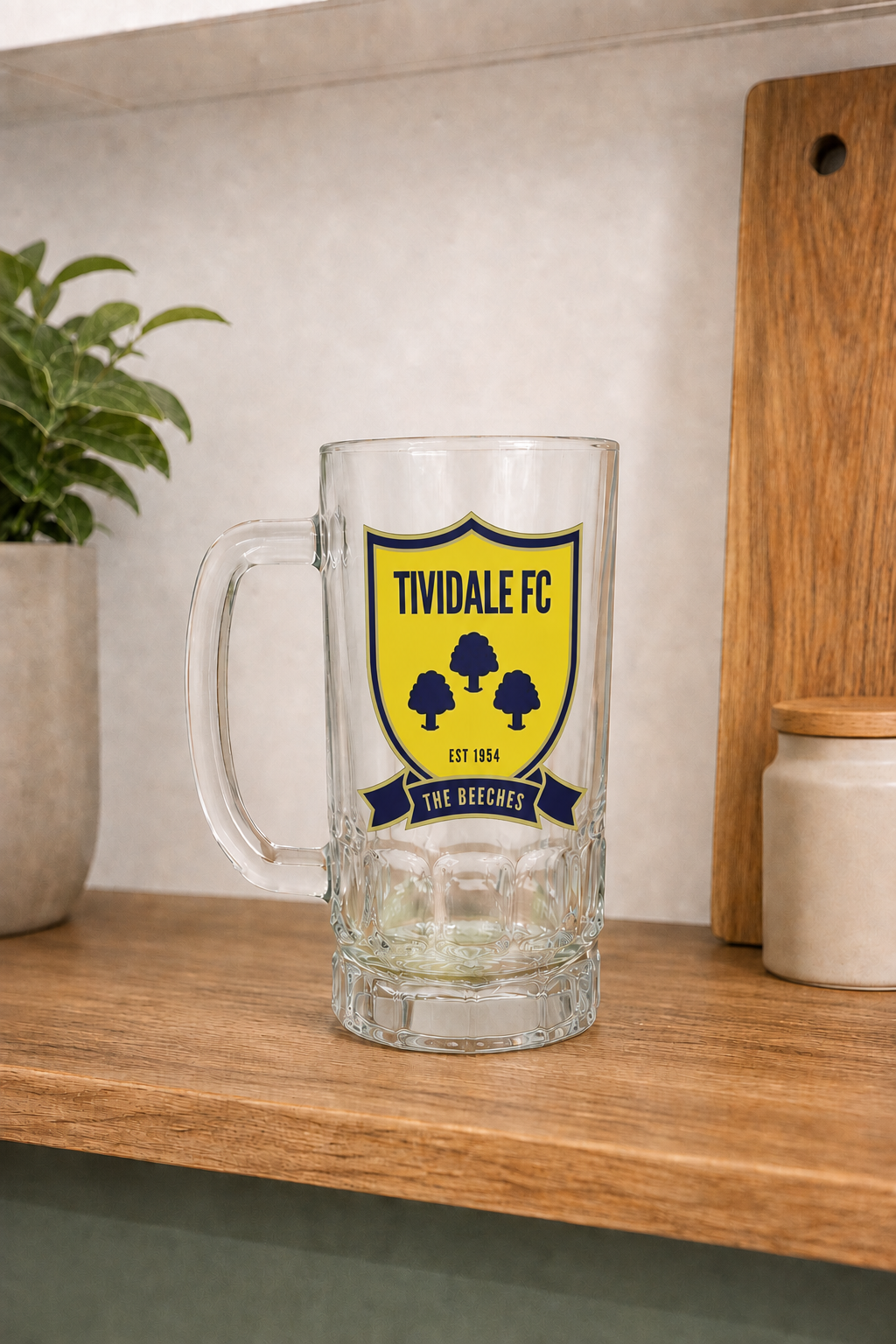 Tividale FC - Pint Glass Beer Stein