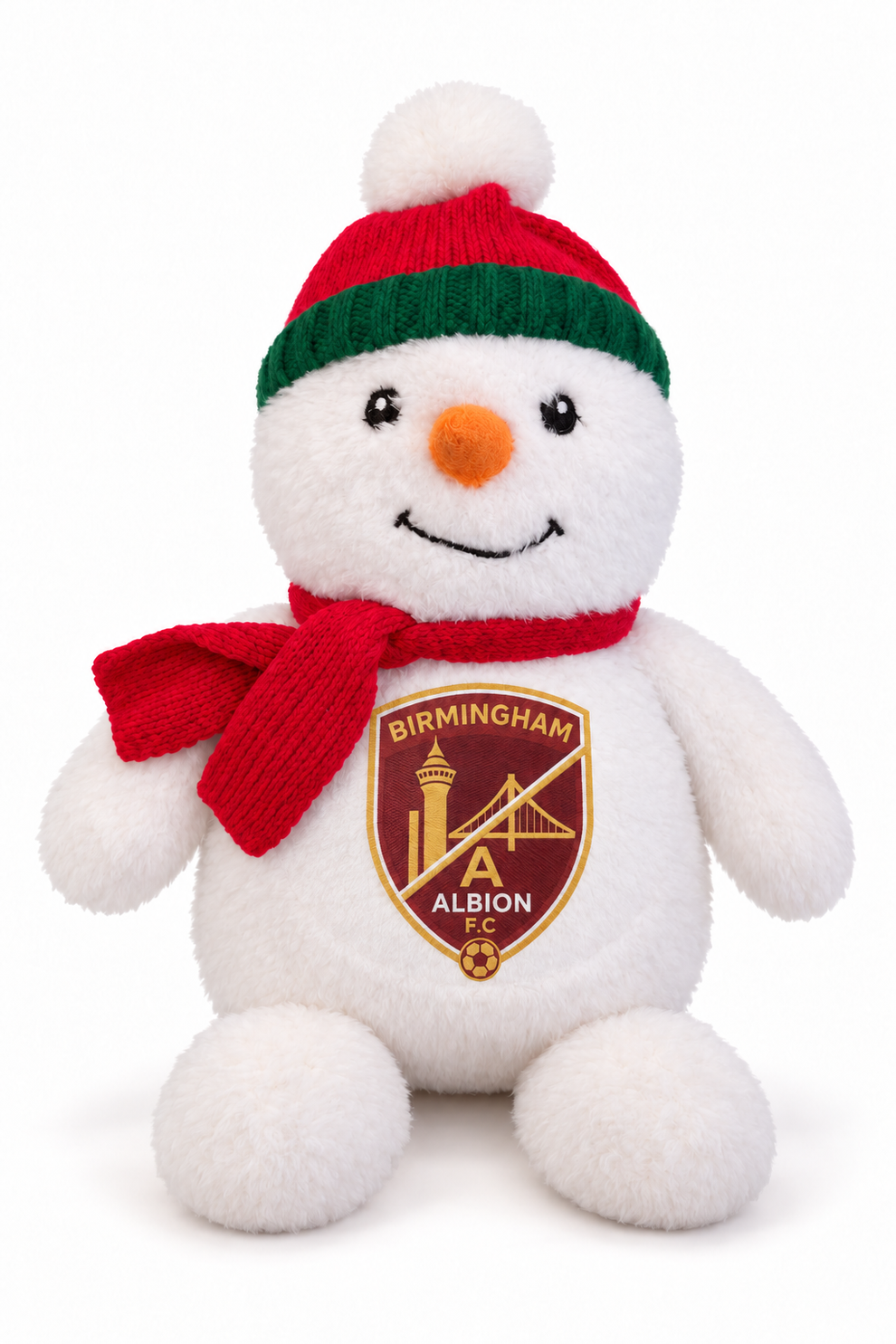 Birmingham Albion FC - Snowman Plush Toy – The Clubhouse Collection