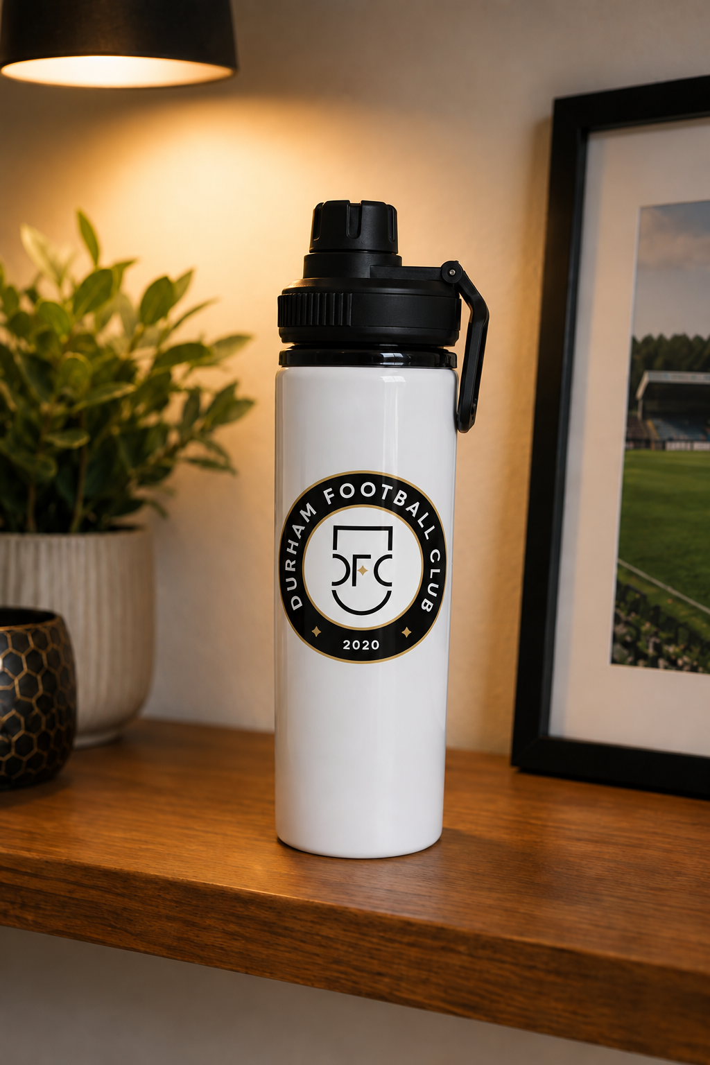 Durham FC - Water Bottle - Black