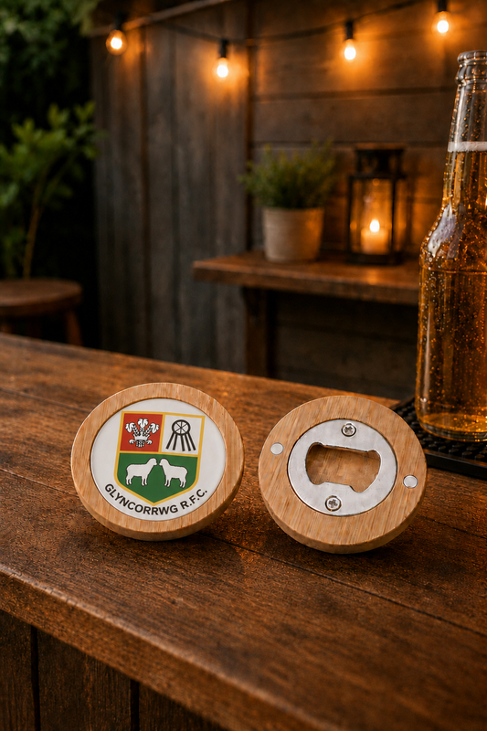 Glyncorrwg RFC - Bamboo Lid Bottle Opener