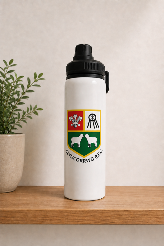 Glyncorrwg RFC - Water Bottle - Black