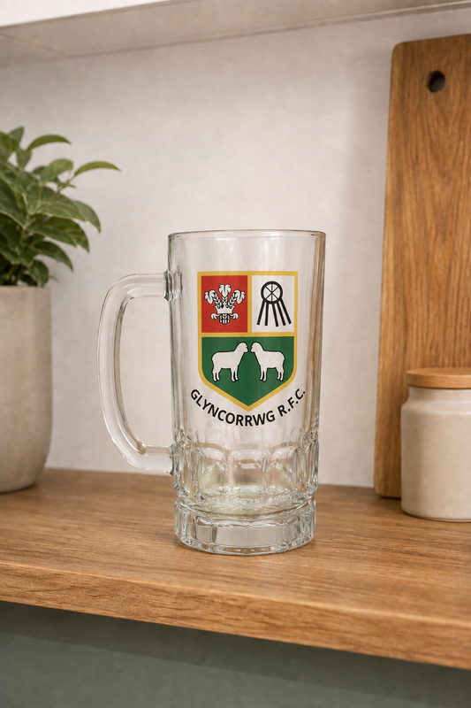 Glyncorrwg RFC - Pint Glass Beer Stein
