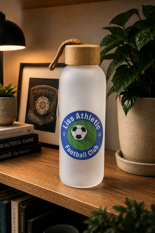 Liss Athletic FC - Bamboo Lid Frosted Glass Jar