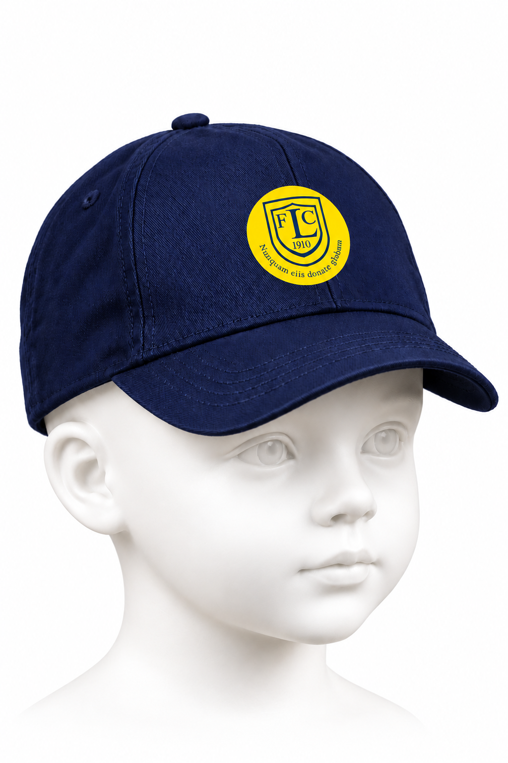 Lavant FC junior baseball cap in navy blue