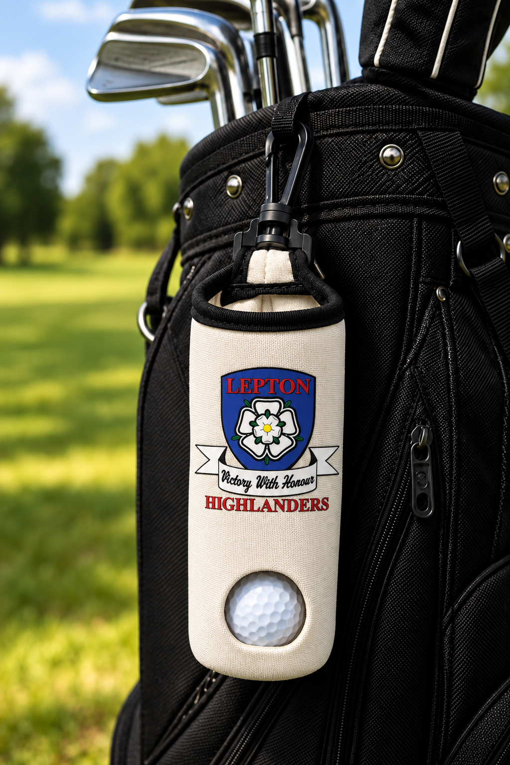 Lepton Highlanders FC, JFC, CC & SC - Golf Ball Holder