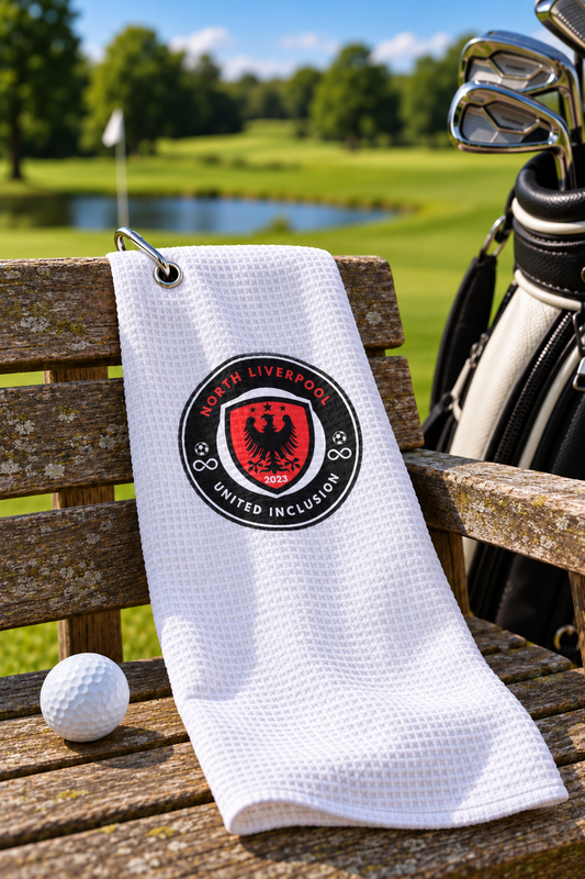 North Liverpool United Inclusion golf towel