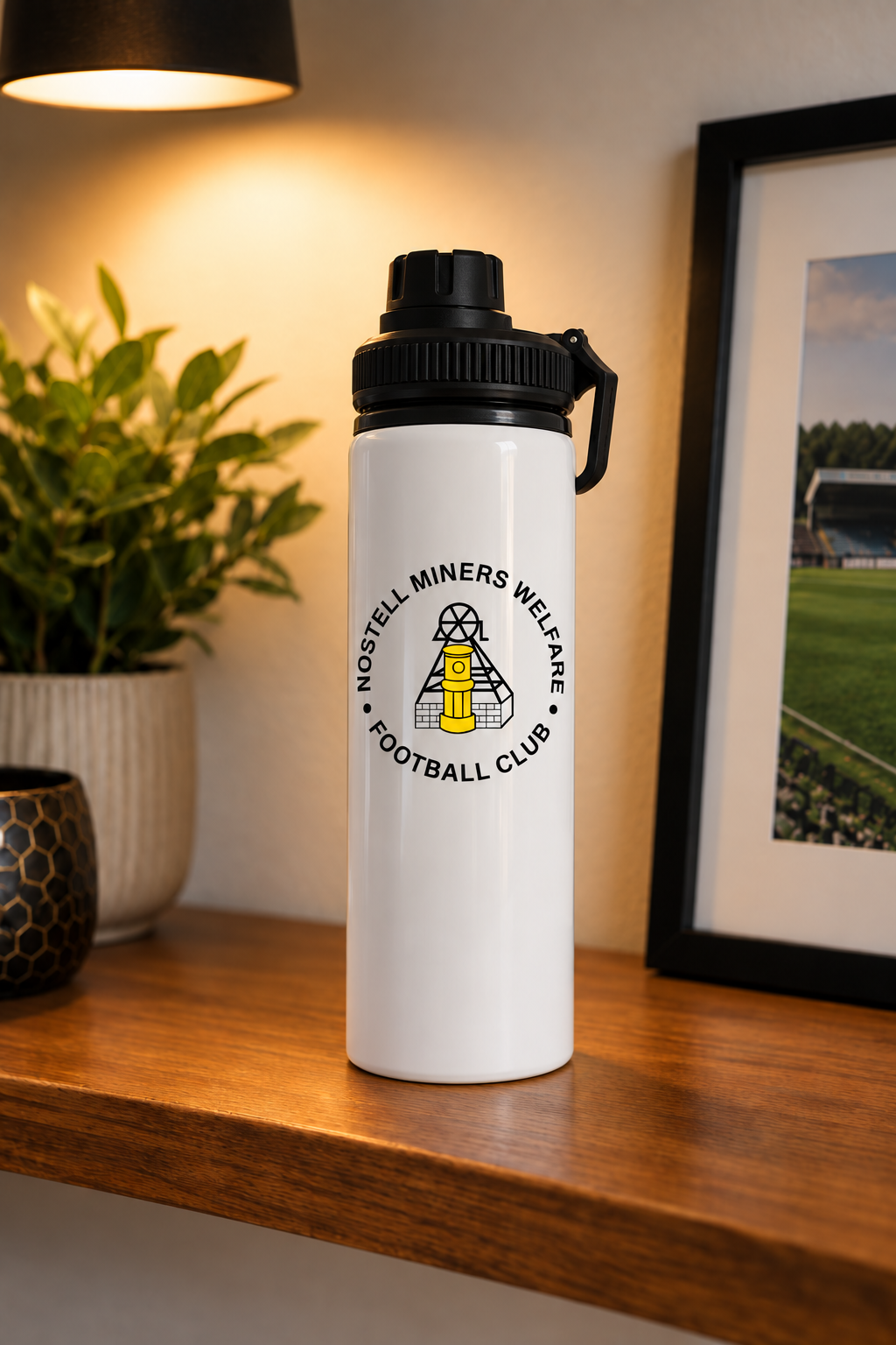Nostell Miners Welfare FC - Water Bottle - Black