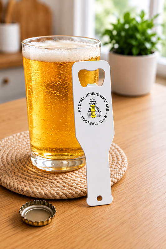Nostell Miners Welfare FC - Bottle Opener - Beer Bottle Shaped