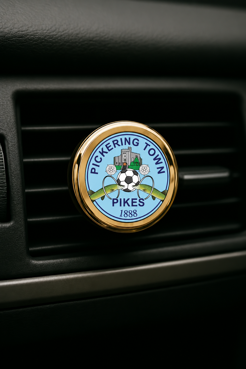 Pickering Town FC Car Air Freshener mockup