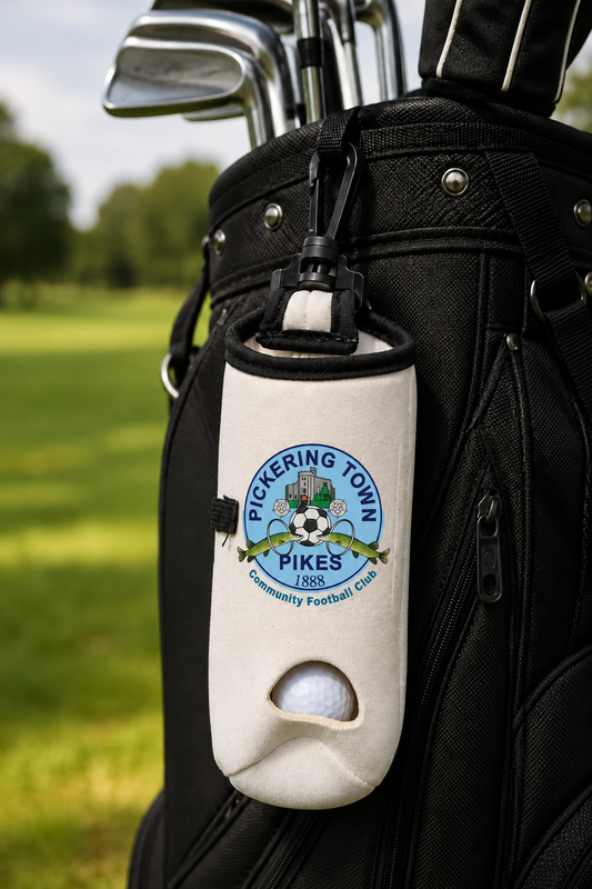 Pickering Town FC Golf Ball Holder mockup
