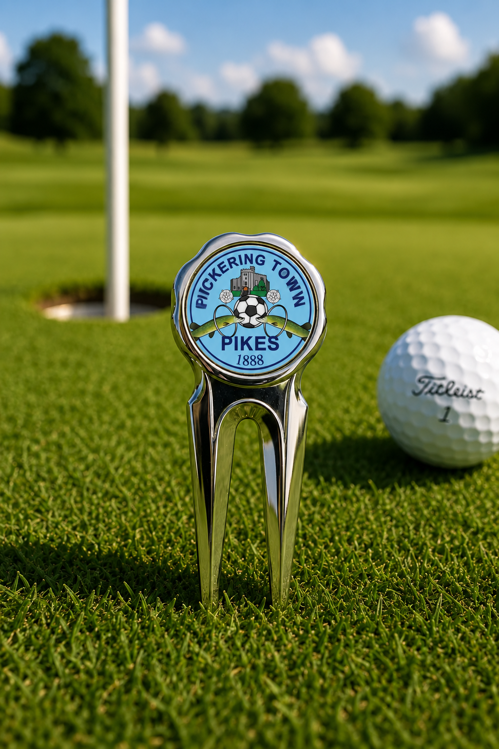 Pickering Town FC Golf Divot Tool mockup