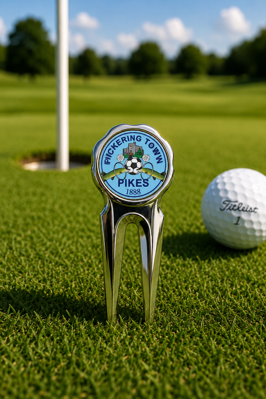Pickering Town FC Golf Divot Tool mockup